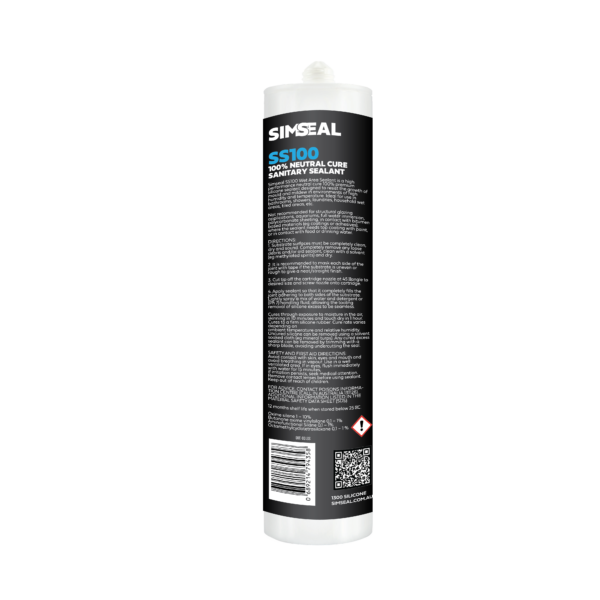 Simseal SS100 100% Neutral Sanitary Sealant Blue SS100 tube