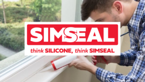 DIY enthusiast using SimSeal sealant for a home improvement project