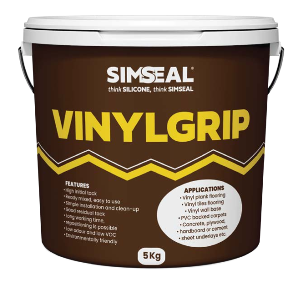 Simseal Vinyl Grip Water-Based Adhesive