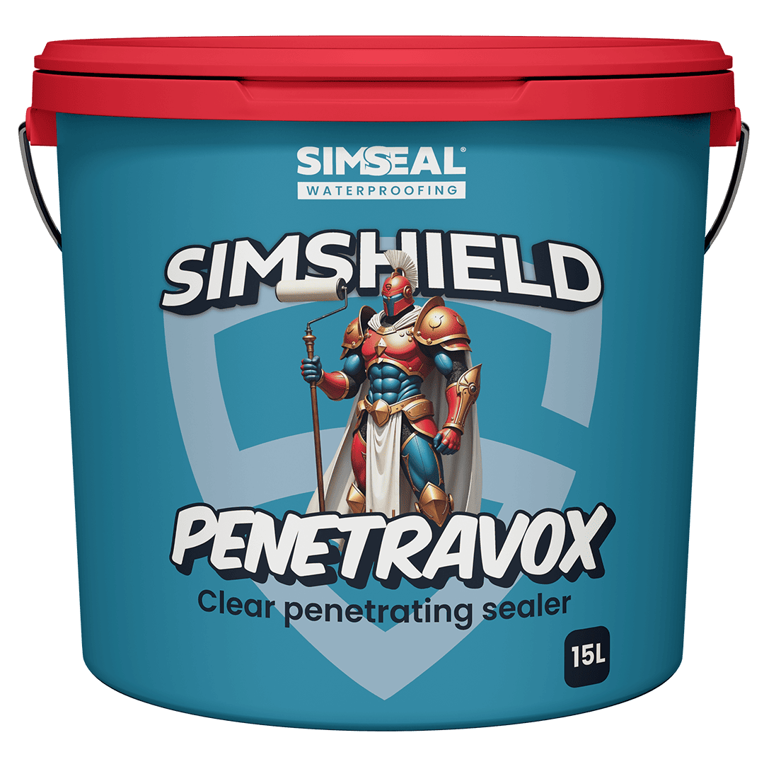 Simshield Penetravox applied to bluestone pavers